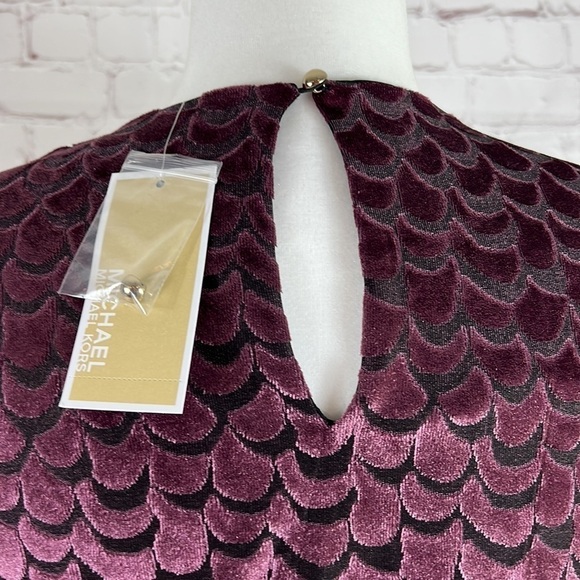 MICHAEL Michael Kors Burnout Velvet Flounce Dress Size XXS - Picture 10 of 16